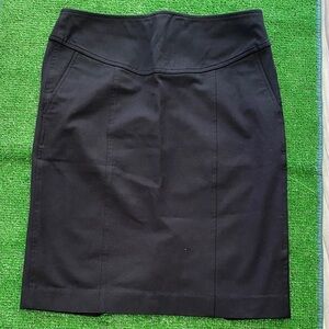 Banana Republic Black Stretch Mini Skirt Women’s Size 6 Classic Work Chic